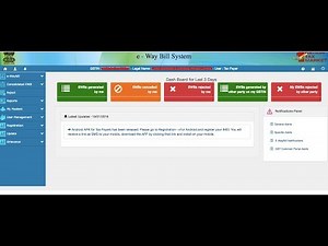 Live Demo on How To Register For E-Way Bills? | E-Way Bills Live