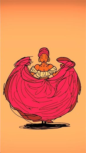 animation drawing reference by bomba dance💃#shorts #bomba #dance #animation #drawing #flipaclip