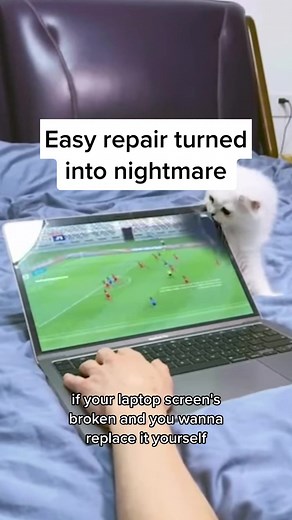 Replacing the LCD screen on your laptop? The first thing you need to do when working with any device is to disconnect the battery. My customer didn’t do this on their high end ASUS #Gaming Laptop and now their display doesn’t light up, which means they damaged their motherboard. Now instead of just a screen, they need a motherboard repair or replacement on top of it, which is big money. I encourage everyone to try to repair your own stuff and save money, just be careful doing so! #techtok #techn