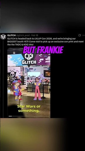 Glitch Productions Panel Announcement but It's Actually Chaotic 🎡