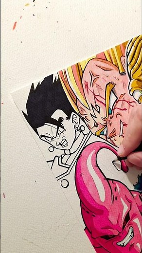 Drawing Gohan #gohan #gohanssj #dragonball #dragonballz #dbz #goku #vegeta #ssj #buu #anime