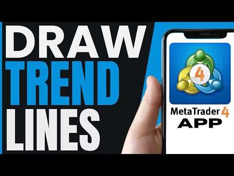 How To DRAW TREND LINES On MT4 Mobile (QUICK & EASY) 2026