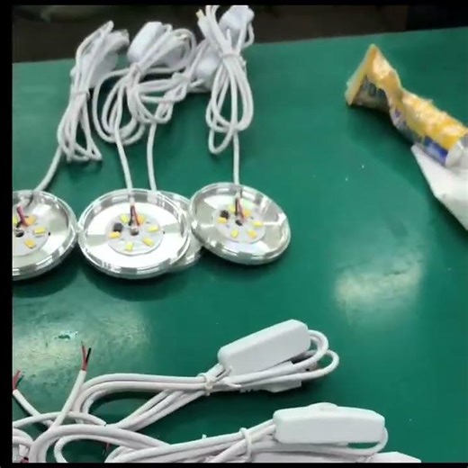 LED Puck Light Factory Production | Furniture & 3D Printed Lamp Applications