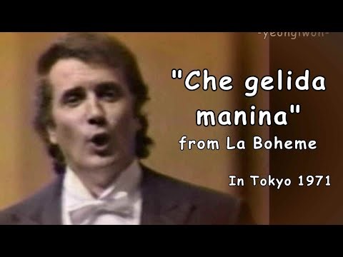 Franco Corelli "Che gelida manina" from La Boheme by Puccini