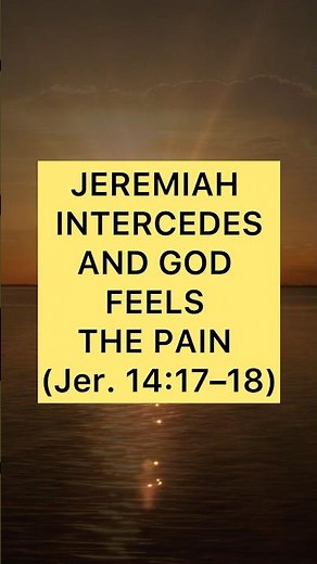 God Weeps Over His People