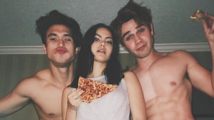 'Riverdale' Stars KJ Apa & Camila Mendes Welcome Charles Melton to the Cast with Epic Pranks & a