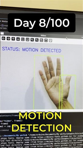 Security system in Uno Q using Opencv