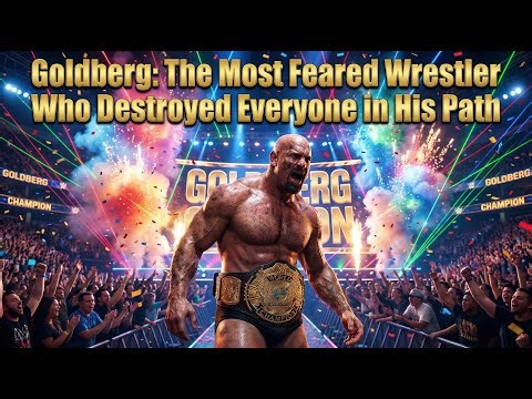 Goldberg: The Most Feared Wrestler Who Destroyed Everyone in His Path