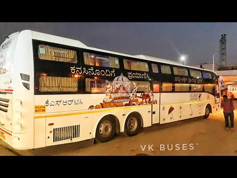 Brand new KSRTC VOLVO AMBARI DREAM CLASS SLEEPER BUS!!