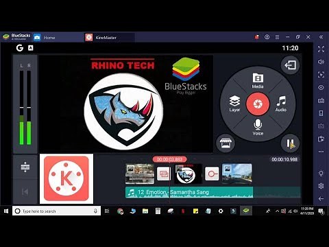 How to Install Bluestack Android Emulator and Kinemaster Video Editor on Windows PC