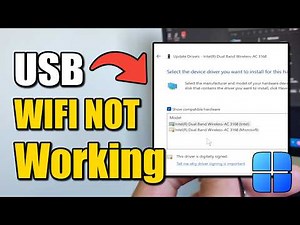How To Fix USB WiFi Adapter Not Working In Windows - Easy Tutorial