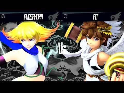 Phosphora Vs Pit - Super Smash Bros Mods