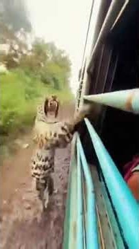 Real Hungry Cheta attack in running train 🥹