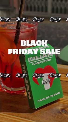 BLACK FRIDAY SALE is here with up to 50% off to kickstart your next adventure. | Lingo Cards | Facebook