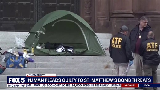 NJ man pleads guilty to threatening Red Mass attendees with homemade explosives at DC cathedral