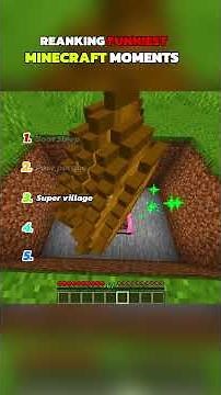 Ranking Funniest Minecraft Moments 🤣 #minecraft #funny #shorts