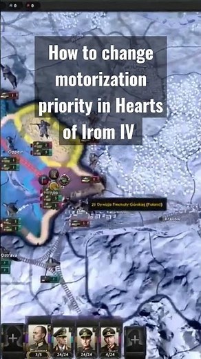 How to change motorization in Hearts of Iron IV! #shorts #hoi4 #heartsofiron4