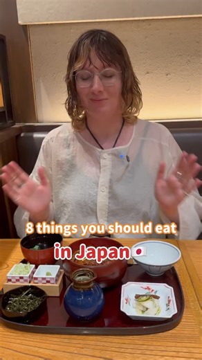 8 unique foods You must try in Japan! 🇯🇵 Which one’s going on your food bucket list? Gohei Mochi : Grilled rice on a stick with sweet miso glaze Hitsumabushi：Crispy grilled eel over rice Akashiyaki Kawara Soba Kaisendon：A bowl full of fresh seafood Ramen Oyaki：Pan-fried buns stuffed with veggies or sweet bean Fruit Parfait | Tokyo Creative News