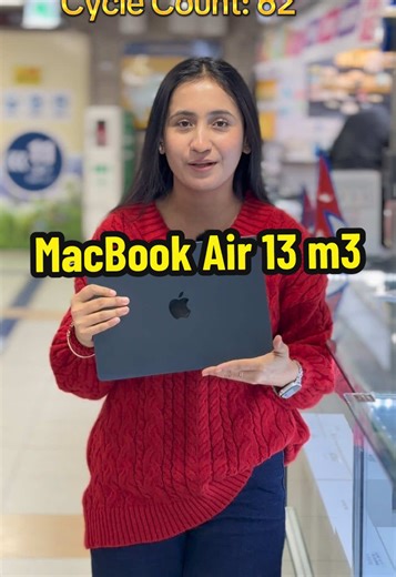 MacBook Air 13 m3 #wellcommnepal #nepalkorea🇰🇷🇳🇵tiktoklover #foryoupage❤️❤️ #goviral #specialoffers📣