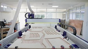 Cutting wood with CNC machine design and programming