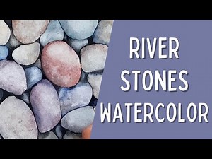 River stones in watercolour | Art Light