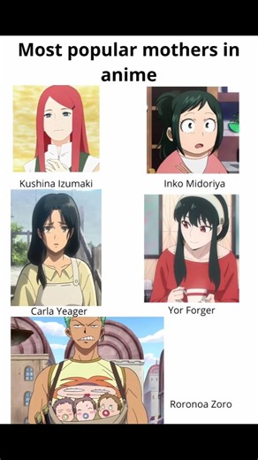 Best anime mother? 😄 | #shorts #memes