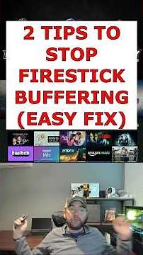 QUICK TIPS to Stop FIRESTICK Buffering! #firestick #firetvstick #fyp #firesticktips #firesticktv