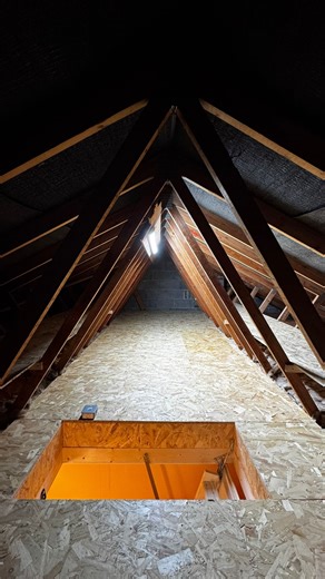 This is the result of the project we shared earlier this week. What started as a small, impractical loft access is now a fully usable, boarded loft space with: ✔️ A relocated access point ✔️ A larger, safer opening ✔️ A proper loft ladder ✔️ Solid boarding for safe storage A simple upgrade that’s made a huge difference to accessibility, safety and storage space. This is exactly why we always say: it’s not about converting the loft, it’s about making it work for you. More transformations coming s