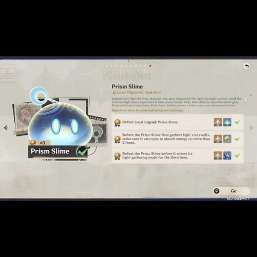 Prism Slime Quick Tips + Mechanic for 2nd Achievement | Genshin Impact #genshinimpact #genshin