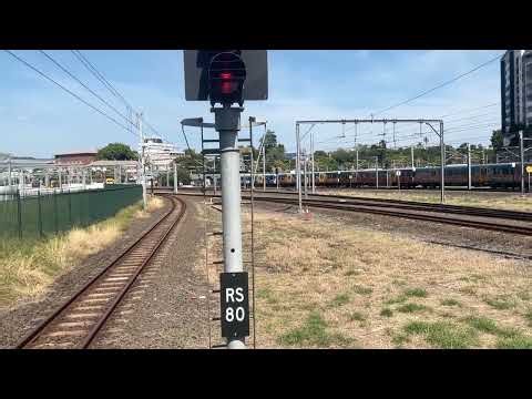 Special SMU205 + Springfield Aboriginal 702 Departing Roma Street Train Station Platforms 4/8
