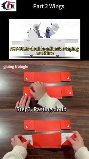Collapsible Box Making Process #rigidbox #boxmakingmachine #collapsiblebox
