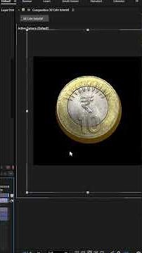 How to create 3D coin flip effect in After Effects