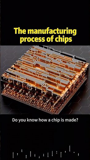 The manufacturing process of chips #knowledge #science