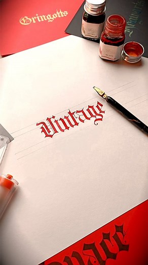 15K views · 26 reactions | Do you like Vintage scripts?  #calligraphybypriyansh #calligraphy #lettering #art #calligraphylettering #artwork #calligraphymasters #calligraphyart #letteringart #artvideo #artistic #keepwriting #script #blackletter #gothiccalligraphy #vintage | Calligraphy By Priyansh | Facebook