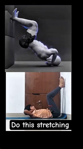 do this stretching yoga #yogapractice #stretchandflow #shortsfeed #mindbodysoul