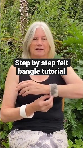 Wet Felting Tutorial #feltjewellery #wetfelting #sustainabletextiles