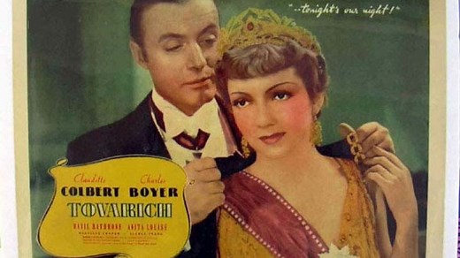 Tovarich 1937 with Claudette Colbert, Charles Boyer and Basil Rathbone
