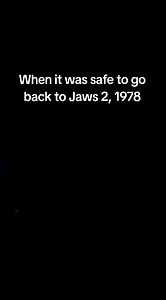 When it was safe to go back to Jaws 2, 1978 #nostalgia #1978 #jaws #jaws2 #shark #sharkweek #70s #70snostalgia #movie #retro #vintage #childhood #childhoodmemories #movieclips #moviescene #jaws3 #shocking #oldschool #moviescenes | Nostalgia Wizard