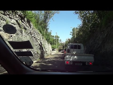 Driving Through The Streets Of Bermuda