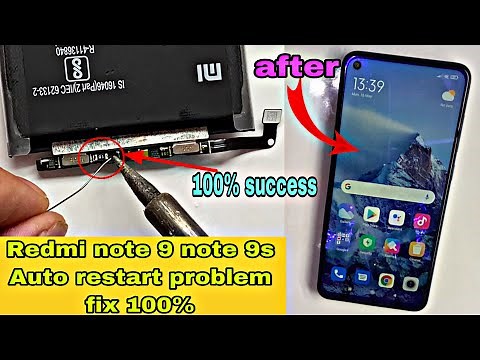 How To Fix Redmi note 9 note 9s Auto Restart Problem | Fix 100% You Can do This at Your Own !