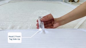 Box Spring Cover King Size, Elastic Fabric Wrap Around 4 Sides Bed Skirt, Sleek Alternative for Bed Skirts for Hotel/Home, Fits Box Springs up to 13”, Navy