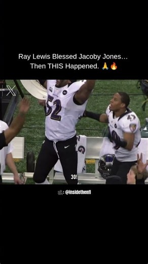 Ray Lewis Blessed Jacoby Jones Before His 108-Yard Super Bowl Touchdown | Super Bowl XLVII