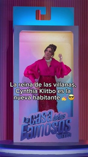 La reina de las villanas, @cynthiaklitbo, es la SEXTA HABITANTE de #LaCasaDeLosFamososMx 🏠 Gran estreno, domingo 26 de julio, 8:30 p.m. por #LasEstrellas y 24/7 por #ViX #Original #S