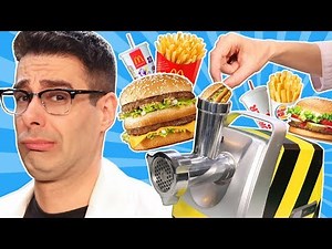 PICADORA DE CARNE vs HAMBURGUESAS | EXPERIMENTO MEAT GRINDER