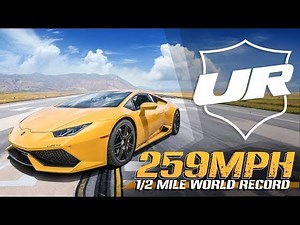 3500HP Lamborghini BLASTS to 259MPH - Half Mile World Record! Underground Racing