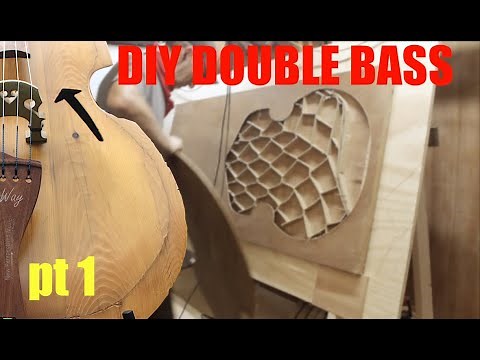 DIY Upright Bass Made From "Trash" Part 1: Hollow Core Doors