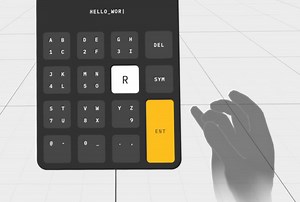 XR Keypad with Eye Tracking