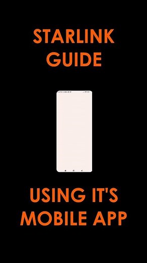 STARLINK GUIDE HOW TO USE IT'S MOBILE APP #starlink