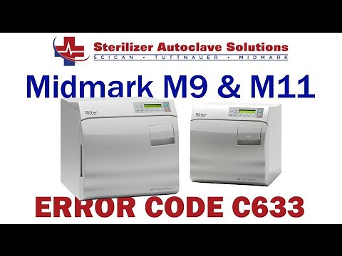 Midmark New Style M9-M11 Error Code C633