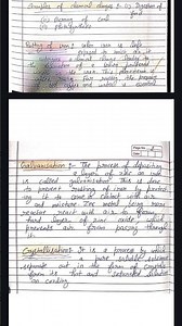 Science class 7th | Chapter 5 notes | physical and chemical changes | #trending #science